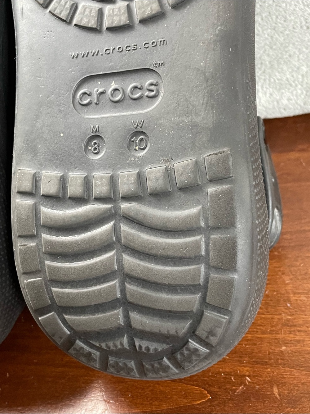 Crocs Classic Extra Thick Soled Clog Shoes Unisex Sandals Black Men 8 Women 10 - Picture 12 of 13